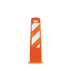 Traffic Barrels, Delineators & Posts; Type: Vertical Panel; Material: Polyethylene; Reflective: Yes; Base Needed: Yes; Width (Inch): 14-3/4; Additional Information: Sheeting Grade: Diamond; Stripe Width: 4 in; Series: 4100; Subbrand: Gemstone ™; Sign Dime