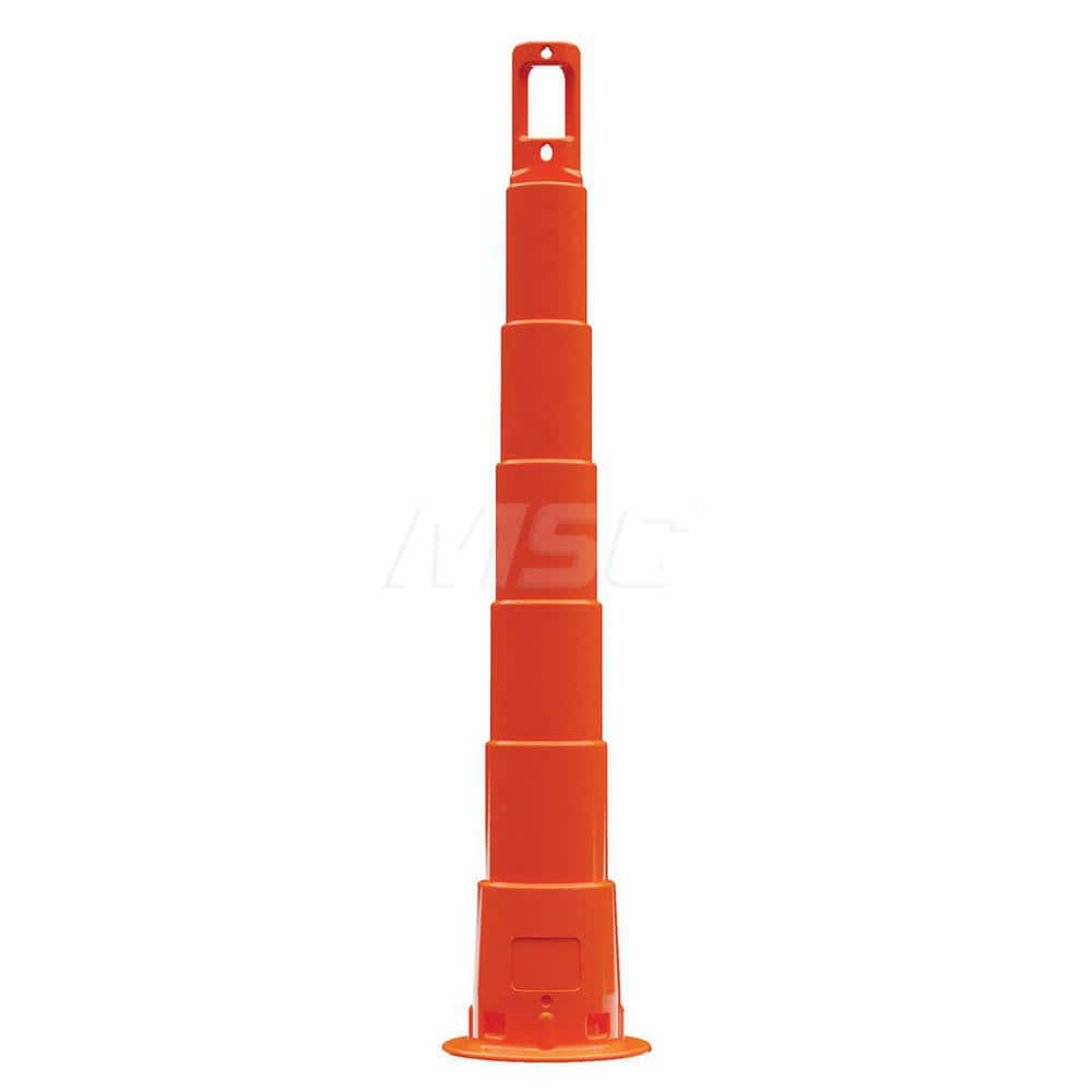 Traffic Barrels, Delineators & Posts; Type: Channelizing Cone; Material: Polyethylene; Reflective: No; Base Needed: Yes; Height (Inch): 50.4; Width (Inch): 7-3/4; Additional Information: Series: 650R1; Dimensions: 42 in Without Handle; Sub Brand: Navicade