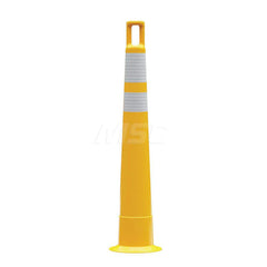 Traffic Barrels, Delineators & Posts; Type: Handle Top Stacker Cone; Material: Polyethylene; Reflective: Yes; Base Needed: Yes; Width (Inch): 11; Additional Information: Series: 510; Sub Brand: Watchtower ™; Stripe Color: White; Dimensions: 42 in Without