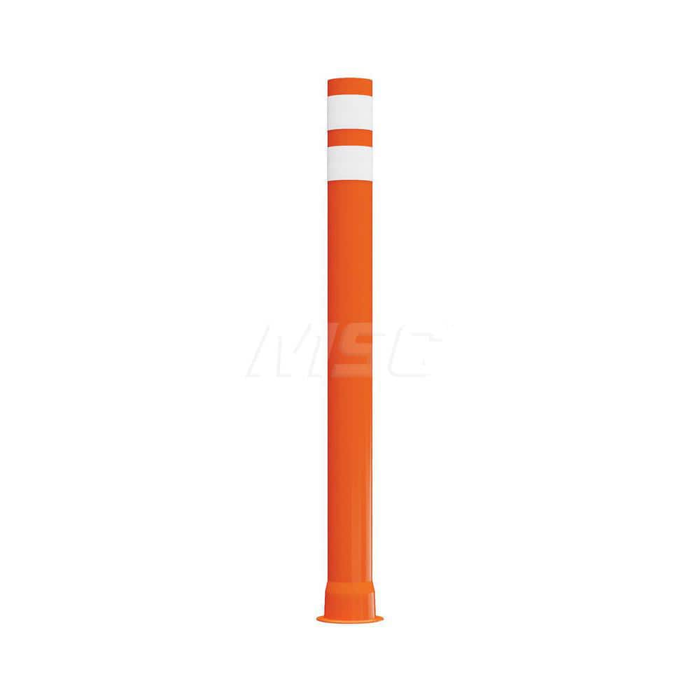 Traffic Barrels, Delineators & Posts; Type: Open Top Delineator; Material: Polyethylene; Reflective: Yes; Base Needed: Yes; Width (Inch): 4-5/8; Additional Information: Sheeting Grade: Diamond; Stripe Width: 3 in; Stripe Color: White; Series: 6842; Post D