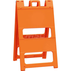 Traffic Barricades; Type: Type I & II; Barricade Height (Inch): 45; Material: Plastic; Barricade Width (Inch): 25; Reflective: Yes; Compliance: MASH Compliant; MUTCD; Color: Orange; Weight (Lb.): 16.0000; Top Panel Height (Inch): 12; Top Panel Width (Inch