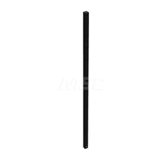Barrier Parts & Accessories; Type: Square Power Post; Color: Black; Height (Decimal Inch): 72.000000; Base Material: Polyethylene; Length (Inch): 3; Width (Inch): 1.75; Finish/Coating: Black; For Use With: Power Post Upright Type III Barricades; Material: