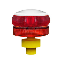 Traffic Cone & Barricade Accessories; Type: Solar Powered LED Barricade Light; For Use With: Lo-Pro Airport Barricade; Additional Information: 4.5 candelas; Brightness; Bulb Type: LED; Flashes Per Minute: 50-55; Number Of Bulb: 4; Light Color: Red; Photoc