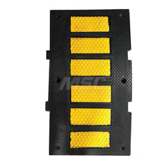 Speed Bumps, Parking Curbs & Accessories; Type: Premium Textured Speed Hump; Length (Inch): 20; Width (Inch): 35; Height (Inch): 2; Color: Black; Material: Recycled Rubber