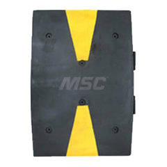 Speed Bumps, Parking Curbs & Accessories; Type: Standard Speed Hump; Length (Inch): 24; Width (Inch): 36; Height (Inch): 2.4; Color: Black; Material: Recycled Rubber