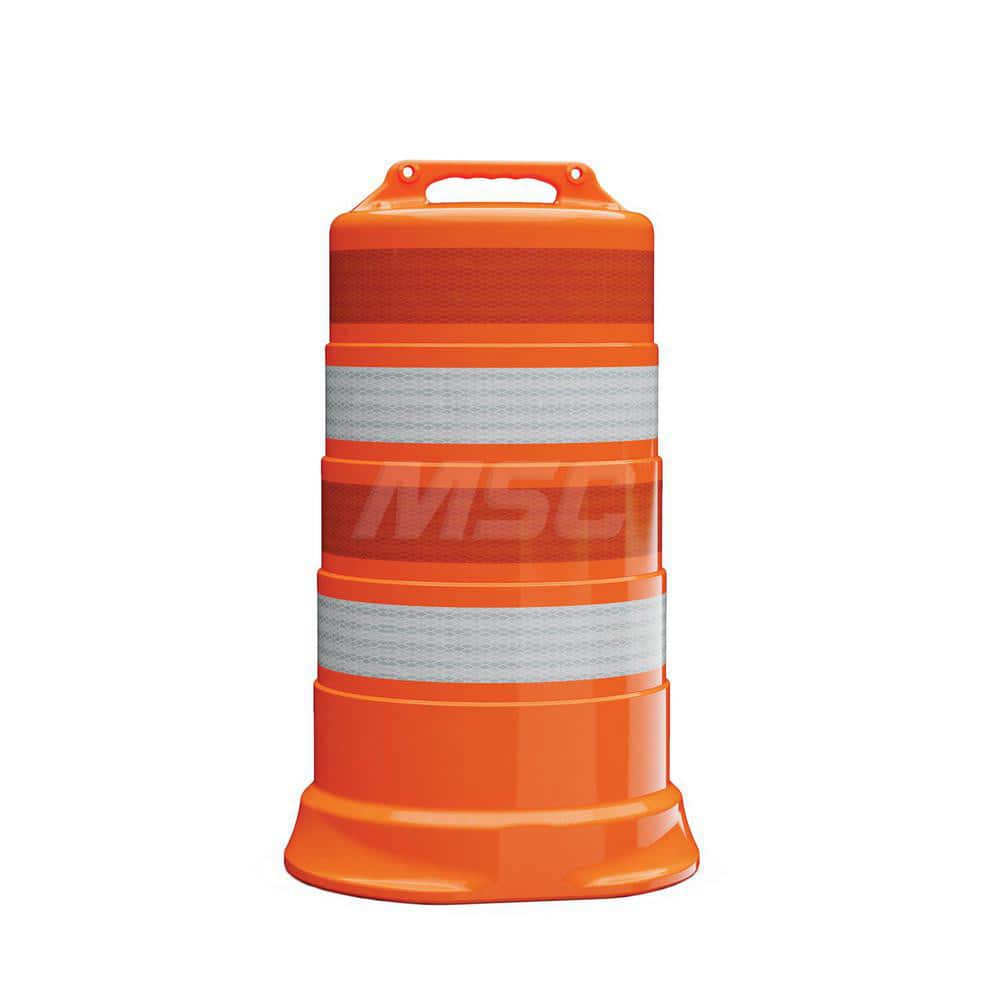 Traffic Barrels, Delineators & Posts; Type: Traffic Drum; Material: LDPE; Reflective: Yes; Base Needed: Yes; Height (Inch): 39.7; Width (Inch): 23-1/2; Additional Information: Sub Brand: Commander ™; Sheeting Grade: Low Intensity Prismatic; Stripe Width: