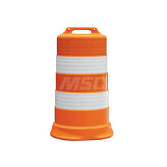 Traffic Barrels, Delineators & Posts; Type: Traffic Drum; Material: LDPE; Reflective: Yes; Base Needed: Yes; Height (Inch): 39.7; Width (Inch): 23-1/2; Additional Information: Sub Brand: Commander ™; Sheeting Grade: Low Intensity Prismatic; Rubber Base So