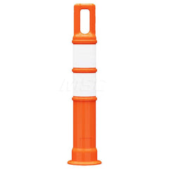 Traffic Barrels, Delineators & Posts; Type: Handle Top Delineator; Material: LDPE; Reflective: Yes; Base Needed: Yes; Height (Inch): 28; Width (Inch): 4-1/2; Additional Information: Sub Brand: Watchtower ™; Sheeting Grade: Diamond; Stripe Color: White; Di