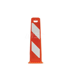 Traffic Barrels, Delineators & Posts; Type: Vertical Panel; Material: Polyethylene; Reflective: Yes; Base Needed: Yes; Width (Inch): 14-3/4; Additional Information: Stripe Width: 6 in; Series: 4100; Sign Dimensions: 34 in H x 8 in W; Subbrand: Gemstone ™;