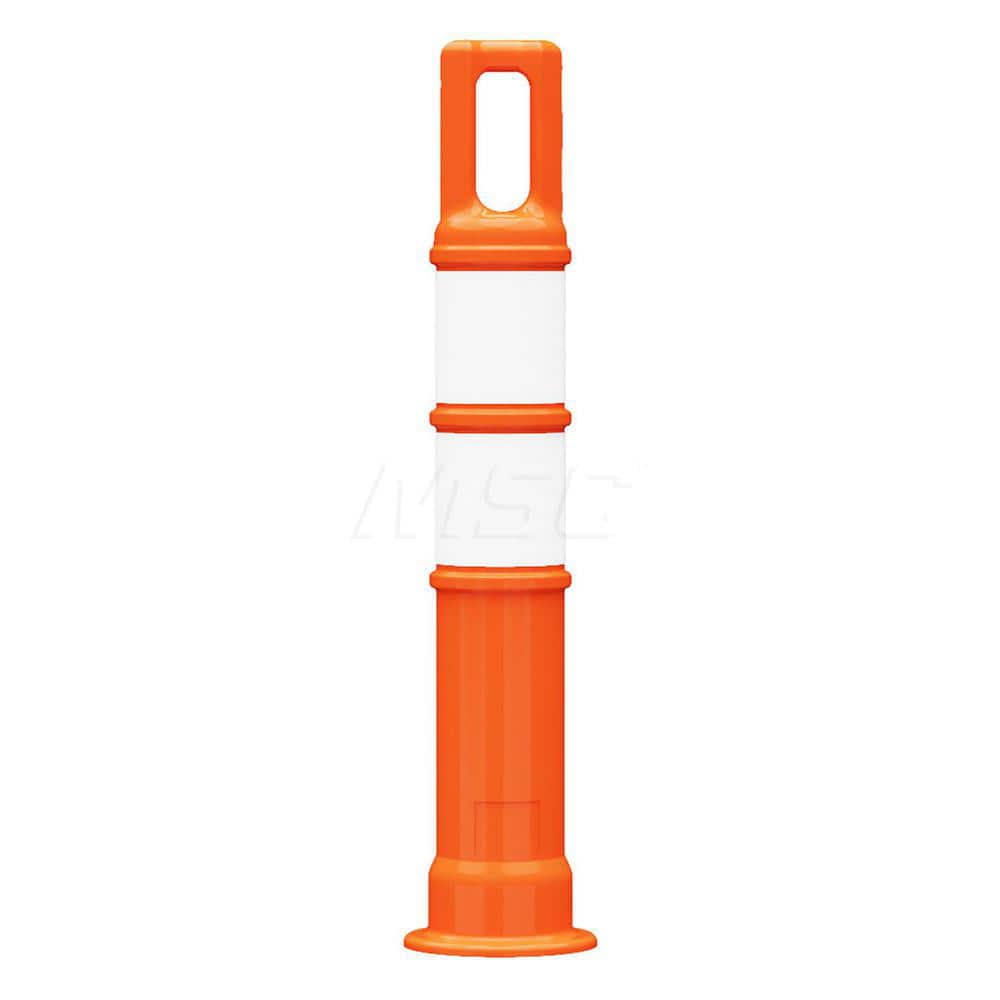 Traffic Barrels, Delineators & Posts; Type: Handle Top Delineator; Material: LDPE; Reflective: Yes; Base Needed: Yes; Height (Inch): 42; Width (Inch): 4-1/2; Additional Information: Sub Brand: Watchtower ™; Sheeting Grade: Engineer; Series: 7342; Stripe W