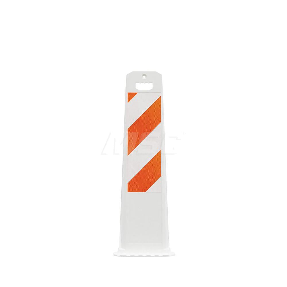 Traffic Barrels, Delineators & Posts; Type: Vertical Panel; Material: Polyethylene; Reflective: Yes; Base Needed: Yes; Width (Inch): 14-3/4; Additional Information: Sheeting Grade: Diamond; Stripe Width: 4 in; Series: 4100; Subbrand: Gemstone ™; Sign Dime