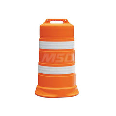 Traffic Barrels, Delineators & Posts; Type: Traffic Drum; Material: HDPE; Reflective: Yes; Base Needed: Yes; Height (Inch): 39.7; Width (Inch): 23-1/2; Additional Information: Sub Brand: Commander ™; Sheeting Grade: High Intensity Prismatic/Diamond; Rubbe