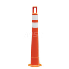 Traffic Barrels, Delineators & Posts; Type: Handle Top Stacker Cone; Material: Polyethylene; Reflective: Yes; Base Needed: Yes; Width (Inch): 11; Additional Information: Series: 510; Sub Brand: Watchtower ™; Sheeting Grade: Diamond; Dimensions: 42 in With