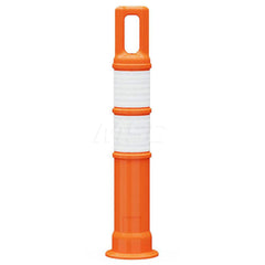 Traffic Barrels, Delineators & Posts; Type: Handle Top Delineator; Material: LDPE; Reflective: Yes; Base Needed: Yes; Height (Inch): 42; Width (Inch): 4-1/2; Additional Information: Sub Brand: Watchtower ™; Stripe Width: 4 in; Series: 7342; Stripe Color: