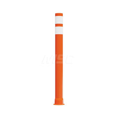 Traffic Barrels, Delineators & Posts; Type: Open Top Delineator; Material: Polyethylene; Reflective: Yes; Base Needed: Yes; Width (Inch): 4-5/8; Additional Information: Sheeting Grade: Diamond; Stripe Width: 4 in; Stripe Color: White; Series: 6842; Post D