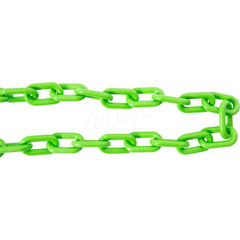Plastic Chain: Outdoor or' Longdoor, 1.5, 50 ' Long, Lime, Polyethylene
