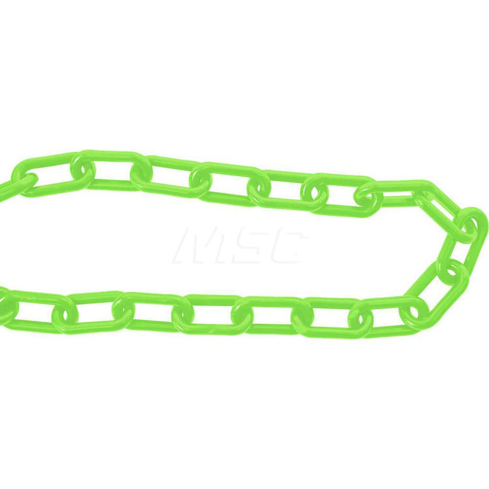 Plastic Chain: Outdoor or' Longdoor, 2, 50 ' Long, Lime, Polyethylene