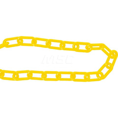 Plastic Chain: Outdoor or' Longdoor, 2, 50 ' Long, Yellow, Polyethylene