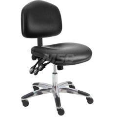 Task Chair: Vinyl, Black