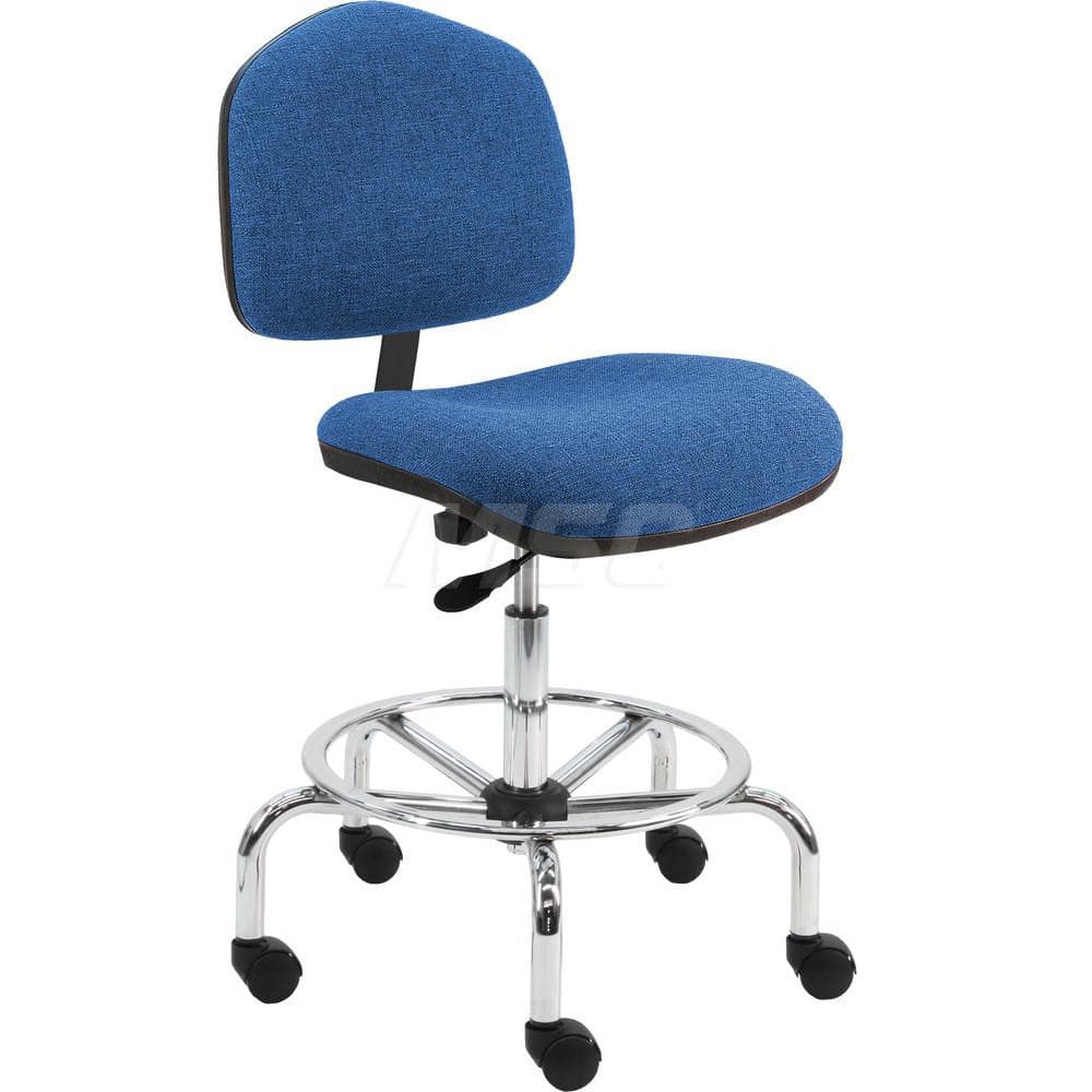 Task Chair: Fabric, Blue