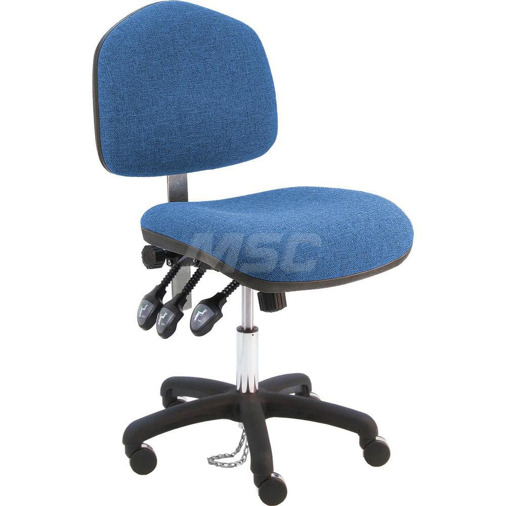 Task Chair: Fabric, Navy Blue