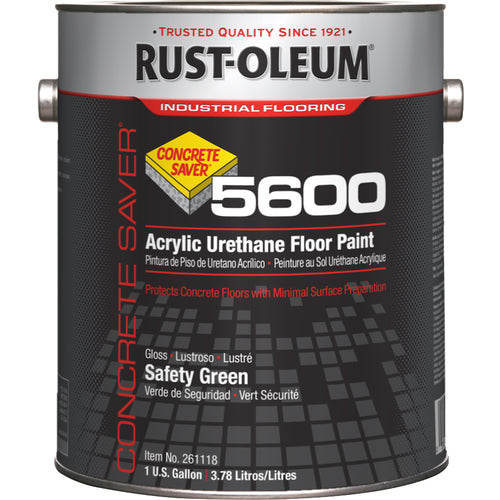 5600 Acrylic Urethane Safety Green Concrete Saver - Exact Industrial Supply
