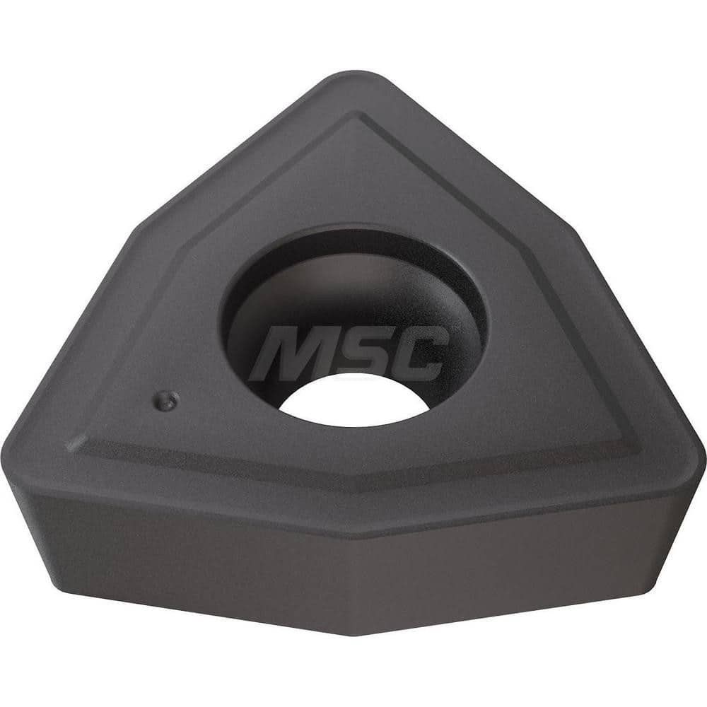 Indexable Drill Insert: WCMX YG602, Carbide TiAlN Finish, 1/2″ Inscribed Circle, 3/16″ Thick, 3/64″ Corner Radius