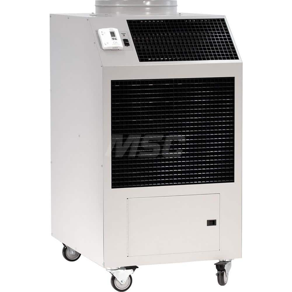 Portable Air Conditioner: 36,000 BTU, 208 & 230V, 30A 27-1/2″ Wide, 35″ Deep, 50-1/4″ High, L15-30P Plug