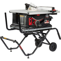 Table & Tile Saws; Type: Portable Jobsite Saw; Blade Diameter (Inch): 10; Rip Capacity (Inch): 25-1/2; Maximum Depth of Cut @ 90 Deg (Inch): 3-1/8; Maximum Depth of Cut @ 45 Deg (Inch): 2-1/4; Speed (RPM): 4000; 4000 RPM; Arbor Size (Inch): 5/8; Voltage: