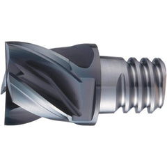 Square End Mill Heads; Mill Diameter (Inch): 3/8; Mill Diameter (Decimal Inch): 0.3750; Number of Flutes: 4; Length of Cut (Decimal Inch): 0.2630; Connection Type: PXSE; Overall Length (Inch): 0.4880 in; Material: Solid Carbide; Finish/Coating: Cr; Cuttin