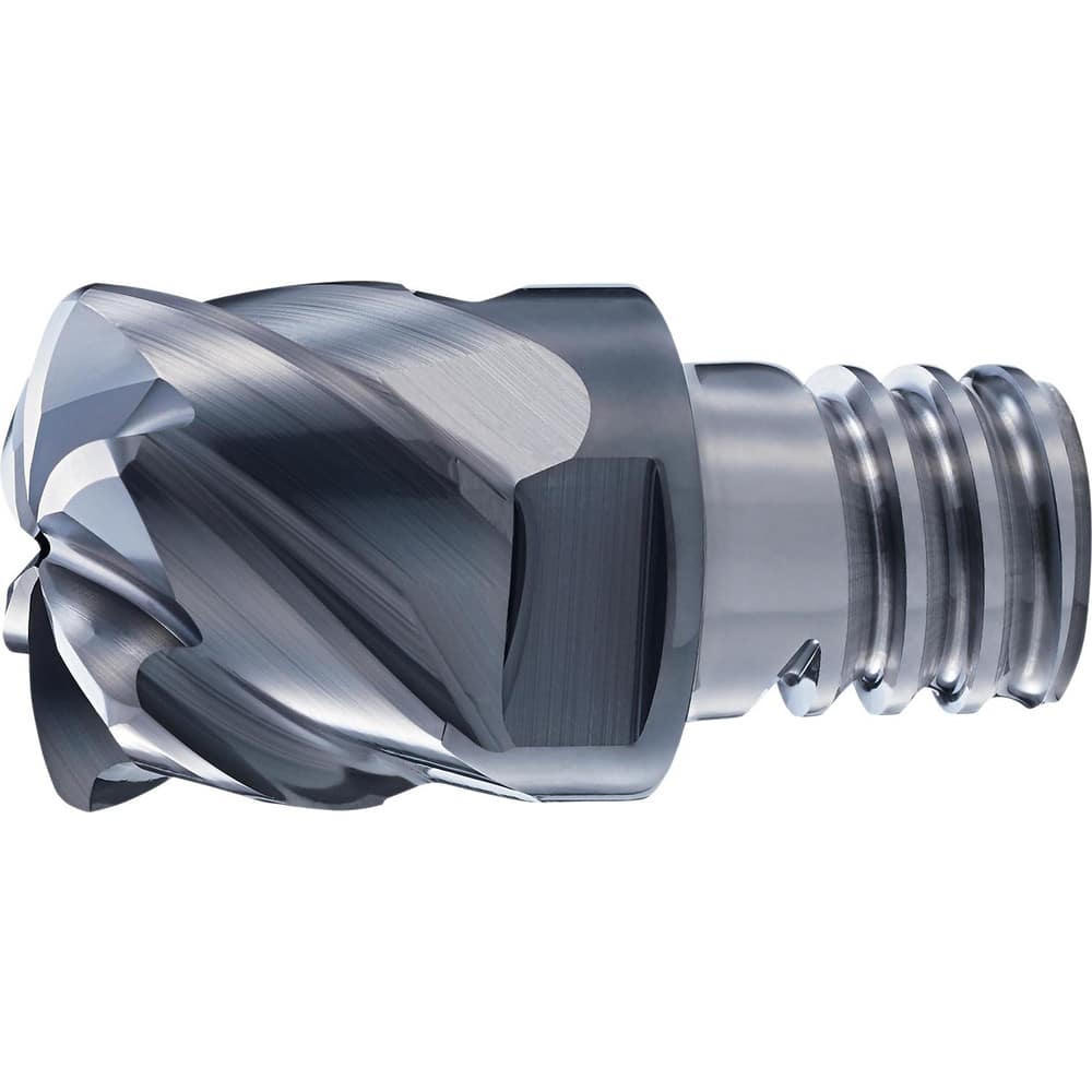 Corner Radius & Corner Chamfer End Mill Heads; Connection Type: PXHF-AM; Centercutting: Yes; Minimum Helix Angle: 45; Maximum Helix Angle: 45; Flute Type: Helical; Material Grade: XP6703; Series: 78PXHF-AM; Number Of Flutes: 6; Overall Length: 1.10