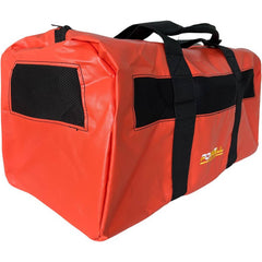 Tool Bags & Tool Totes; Closure Type: Zipper; Material: Vinyl; Nylon; Overall Width: 24; Overall Depth: 12 in; Overall Height: 12 in; Color: Orange; Insulated: No; Features: Mesh Panels; Water resistant; Number Of Pockets: 1.000
