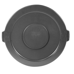 Trash Container Lid-- Gray - Exact Industrial Supply