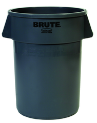 44 GAL VENTED ROUND BRUTE CONTAINER - Exact Industrial Supply