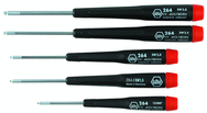 5 Piece - 1.27mm - 3.0mm - Precision Ball End Hex Metric Screwdriver Set - Exact Industrial Supply