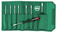 8 Piece - 2.5mm - 6mm - Precision Metric Nut Driver Set in Canvas Pouch - Exact Industrial Supply