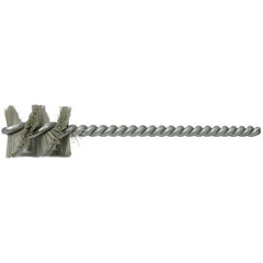 .890″ Nylox Micro Abrasive Tube Brush, 600 AO, 1″ Brush Length - Exact Industrial Supply