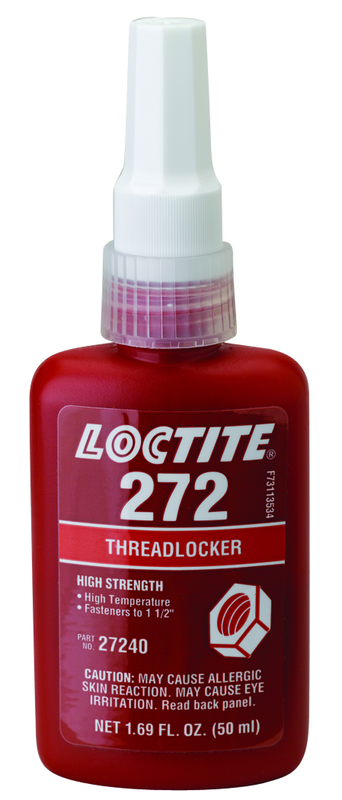 HAZ57 50ML HI TEMP THREAD LOCKR RED - Exact Industrial Supply