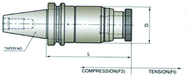 NO.2 V50 TENS/COMP TAP HOLDER - Exact Industrial Supply