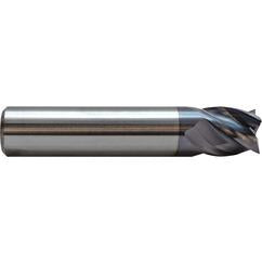 1/8x1/8x1/2x1-1/2 4 Flute .015R Tuff Cut® XT End Mill-ALtima® Blaze - Exact Industrial Supply