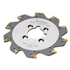 TGSF80-2-22KR SLOT MILLING CUTTERS - Exact Industrial Supply