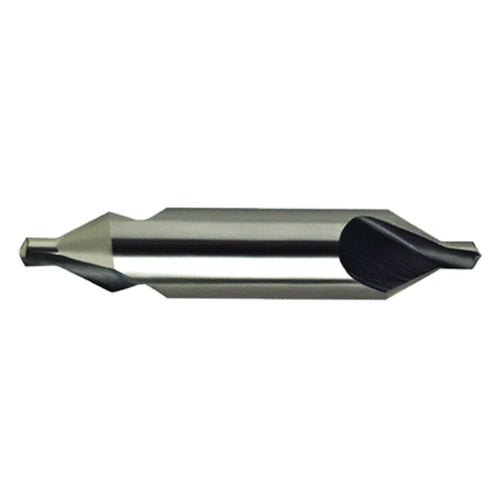 3.15 mm × 56 mm OAL 60 Degree HSS Center Drill Form A Bright - Exact Industrial Supply