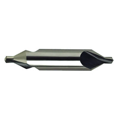 3.15 mm × 56 mm OAL 60 Degree HSS Center Drill Form A Bright - Exact Industrial Supply