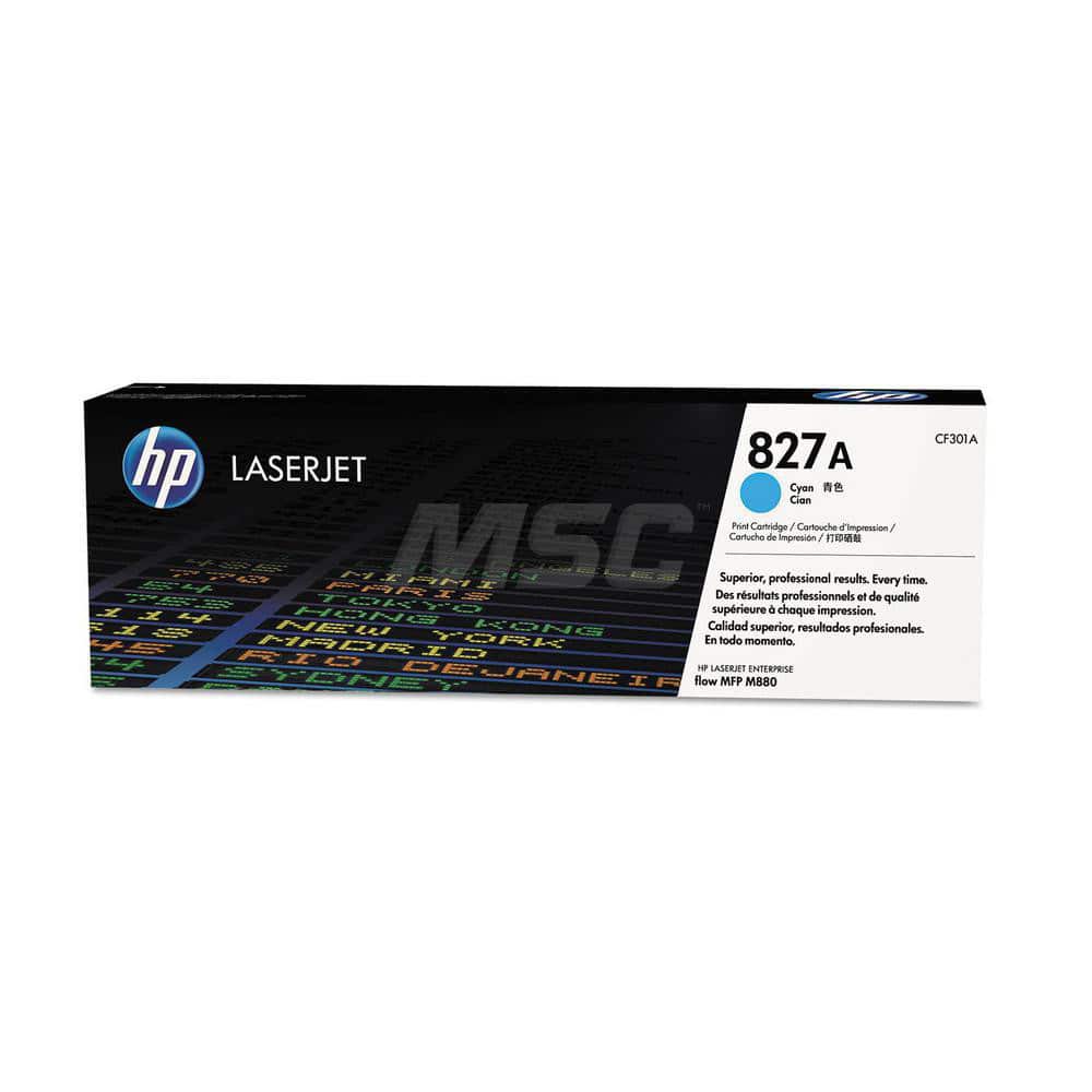 Hewlett-Packard - Office Machine Supplies & Accessories; Office Machine/Equipment Accessory Type: Toner Cartridge ; For Use With: HP Color LaserJet Enterprise Flow MFP M880z ; Color: Cyan