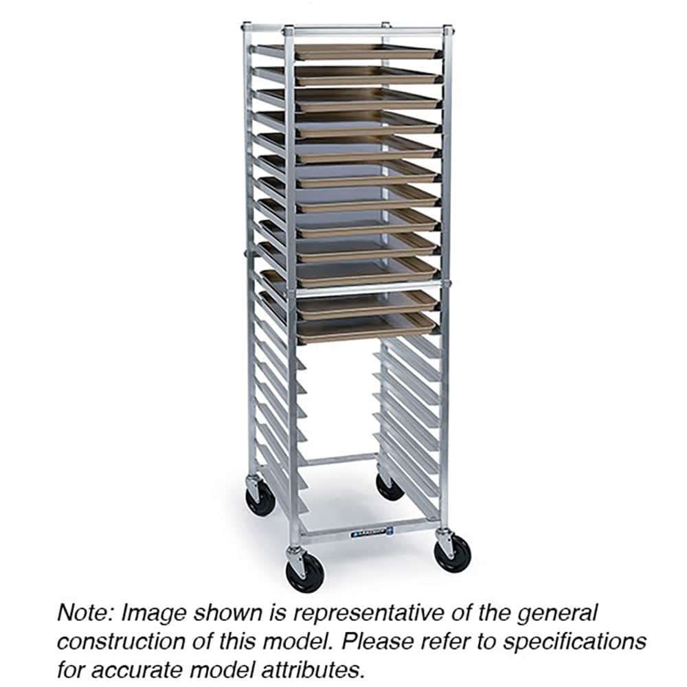 Lakeside - Storage Racks; Type: Pan Rack ; Width (Inch): 20-1/2 ; Height (Inch): 69 ; Depth (Inch): 26-1/2 ; Additional Information: Economical aluminum rack ships partially assembled. Welded ledge side panels bolt into cross-member frame pieces for adde - Exact Industrial Supply