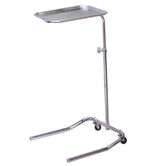Lakeside - Emergency Preparedness Supplies; Type: Mayo Stand ; Contents/Features: Stainless Steel Tray is Removable For Sanitation; Tray Height is Adjustable (34" to 53") With Convenient Twist Knob on Upright; Tray is 19-1/4" x 12-1/2"; ?'California' Sty - Exact Industrial Supply