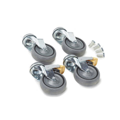 Treston - Standard Casters; Mount: Threaded Stem ; Style: Swivel Locking ; Wheel Diameter: 3-15/16 (Inch); Wheel Width: 1-1/8 (Inch); Overall Height (Inch): 2-31/32 ; Load Capacity (Lb.): 660.000 - Exact Industrial Supply