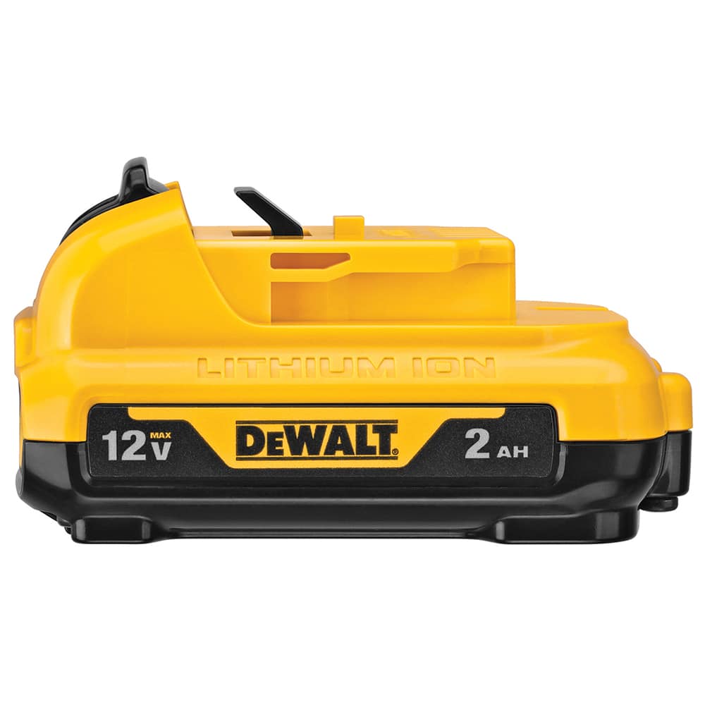 DeWALT - Power Tool Batteries; Voltage: 12.00 ; Battery Chemistry: Lithium Ion ; Battery Capacity (Ah): 2.00 ; Battery Series: 12V MAX ; Includes: Battery - Exact Industrial Supply
