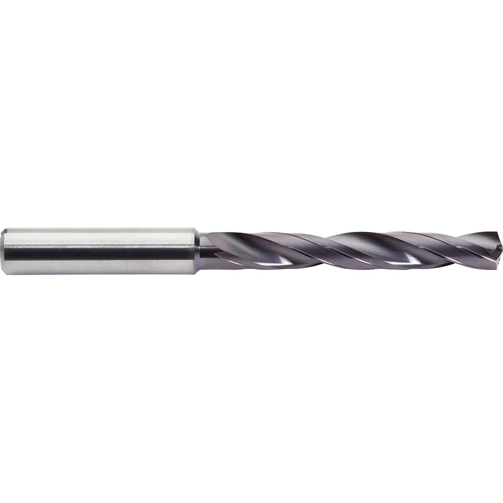 Jobber Length Drill Bit: 0.4844″ Dia, 142 °, Solid Carbide ALtima Plus Finish, 4.88″ OAL, Right Hand Cut, Helical Flute, Straight-Cylindrical Shank