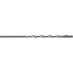 Extra Length Drill Bit: 0.4724″ Dia, 142 °, Solid Carbide ALtima Plus Finish, 8.8583″ Flute Length, Helical Flute